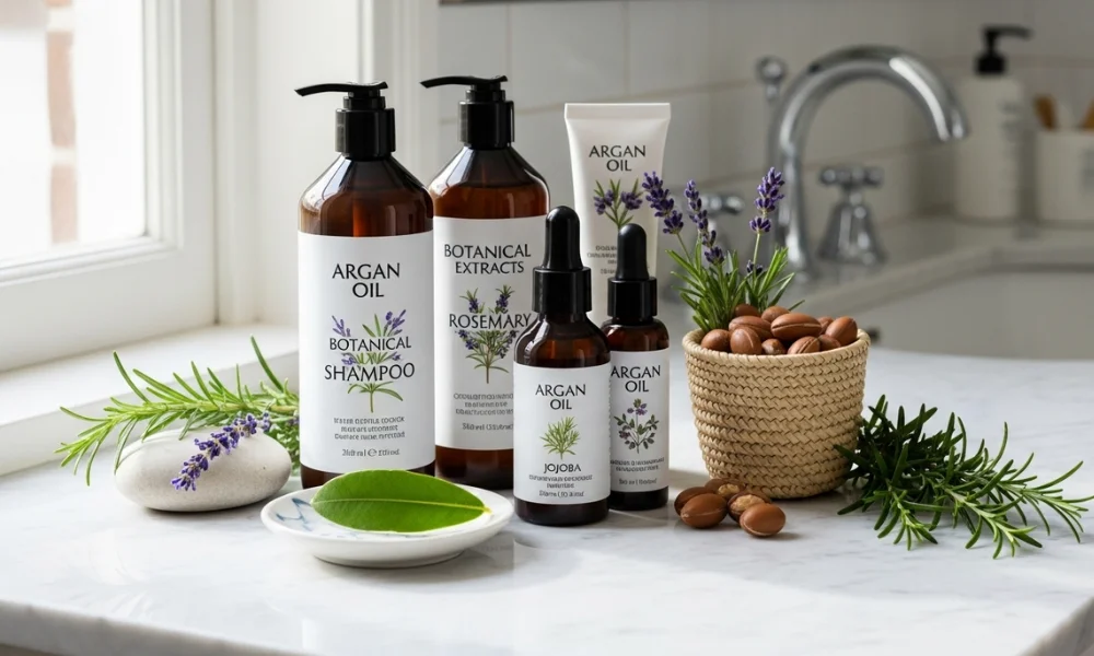 Argan oil botanical hair care