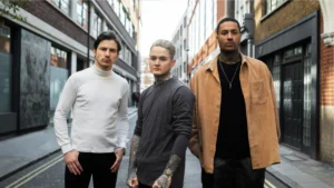 Group of men showcasing different types of men's fashion including formal, casual, streetwear, and athleisure styles.