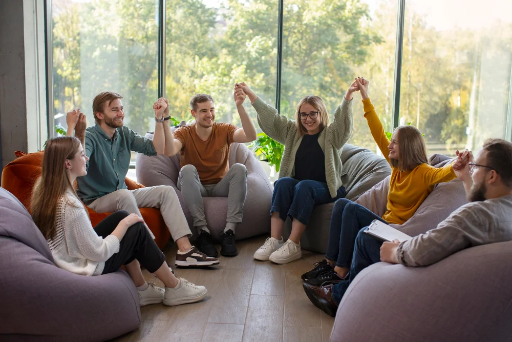 Guests enjoying comfort