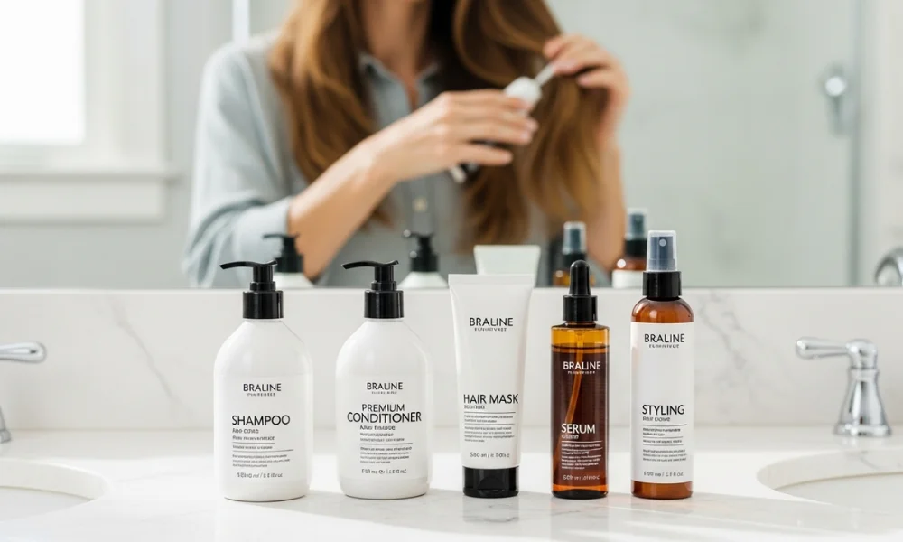 Premium hair products styling