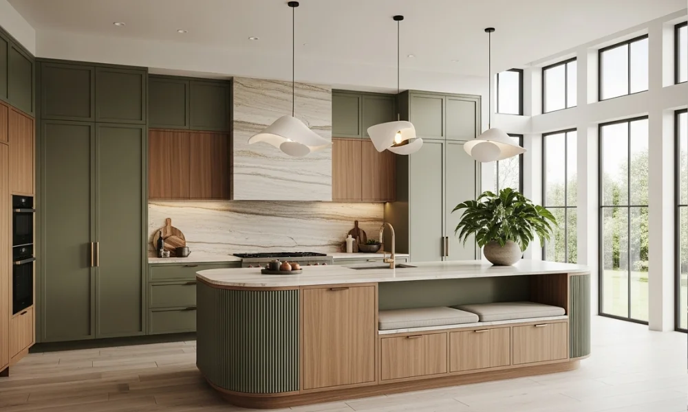 Warm colours, natural textures, and hidden storage defining kitchen decor trends 2025
