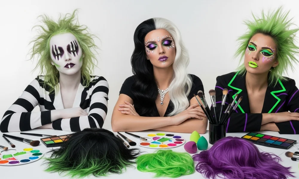 creative beetlejuice makeup ideas group
