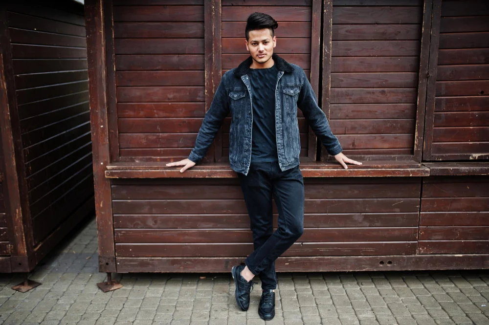 men styled with jeans and sneakers