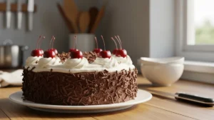 Easy homemade black forest cake